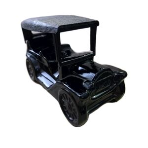 AVON Touring Tribute Car Black After Shave/Cologne Glass Car Bottle 6oz.